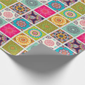 marokkanisches Fliesenmuster Geschenkpapier (Ecke)
