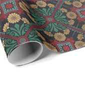 marokkanisches Fliesenmuster Geschenkpapier (Rolleneckpunkt)