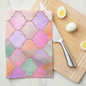 marokkanisches Fliesenmuster Geschirrtuch (Viertel Falte)