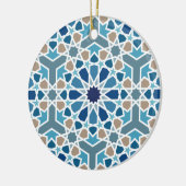 marokkanisches Fliesenmuster Keramik Ornament (Links)