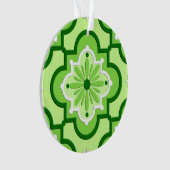 marokkanisches Fliesenmuster - Lime Green Ornament (Vorderseite)