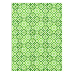 marokkanisches Fliesenmuster - Lime Green Tischdecke