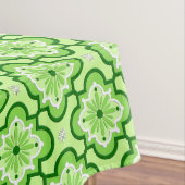 marokkanisches Fliesenmuster - Lime Green Tischdecke (Beispiel)