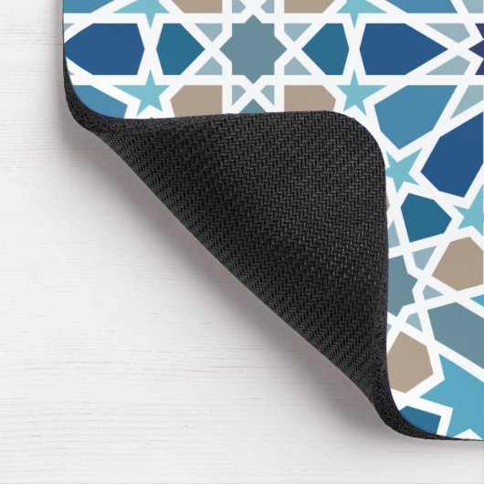 marokkanisches Fliesenmuster Mousepad (Ecke)