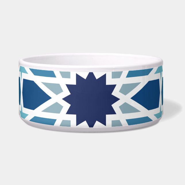 marokkanisches Fliesenmuster Napf (Vorderseite)