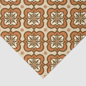 Marokkanisches Fliesenmuster - Rost und Tan Seidenpapier (Ausschnitt)