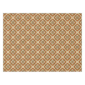 Marokkanisches Fliesenmuster - Rost und Tan Tischdecke (Vorderseite (Horizontal))