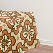 Marokkanisches Fliesenmuster - Rost und Tan Tischdecke (Beispiel)