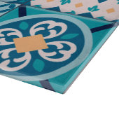 marokkanisches Fliesenmuster Schneidebrett (Ecke)