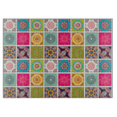 marokkanisches Fliesenmuster Schneidebrett (Vorderseite)