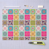 marokkanisches Fliesenmuster Seidenpapier (Handwerk)