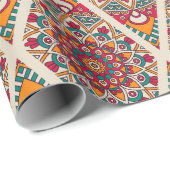 marokkanisches Fliesenpapier Geschenkpapier (Rolleneckpunkt)