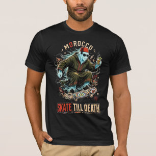Marokkanisches Geist-Skateboarding-T-Shirt Skate T-Shirt
