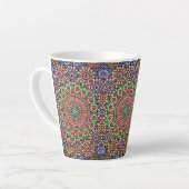 Marokkanisches geometrisches Muster  Milchtasse (Linke Ecke)