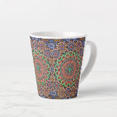 Marokkanisches geometrisches Muster  Milchtasse (Rechte Ecke)