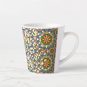 Marokkanisches geometrisches Muster Milchtasse