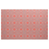 Marokkanisches geometrisches Muster rot grau, mode Stoff (Fat Quarter (45,7 x 55,9 cm))