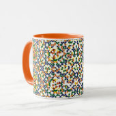 Marokkanisches geometrisches Muster Tasse (Vorderseite Links)