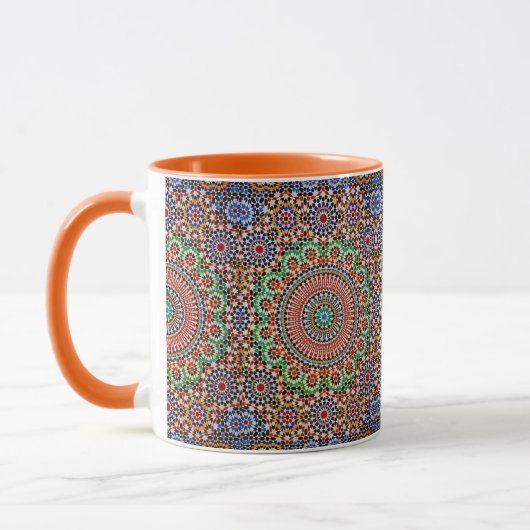Marokkanisches geometrisches Muster Tasse (Links)