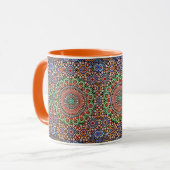 Marokkanisches geometrisches Muster Tasse (Vorderseite Links)