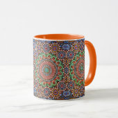 Marokkanisches geometrisches Muster Tasse (VorderseiteRechts)