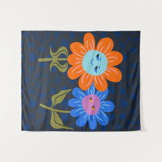 marokkanisches Glück Wandteppich (Vorderseite (Horizontal))