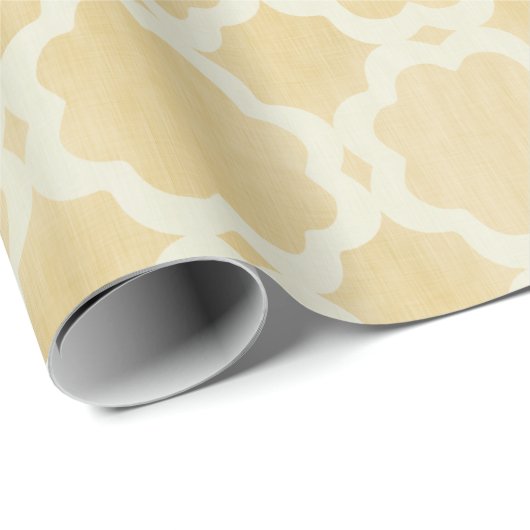 Marokkanisches GoldPackpapier Geschenkpapier (Rolleneckpunkt)