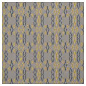 Marokkanisches Ikat Blue Yellow Gray Muster Stoff (Muster)