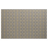 Marokkanisches Ikat Blue Yellow Gray Muster Stoff (Fat Quarter (45,7 x 55,9 cm))