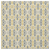 Marokkanisches Ikat Blue Yellow Pattern Stoff (Muster)