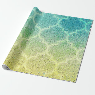 Marokkanisches inspiriertes buntes Muster Geschenkpapier