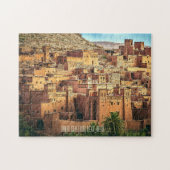 marokkanisches Kasbah Wüste City Puzzle (Horizontal)
