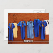 marokkanisches Kleid Postkarte (Vorne/Hinten)