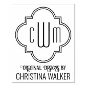 Marokkanisches Kontingent 3 Erstverpackung Gummistempel (Prägung)