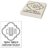 Marokkanisches Kontingent 3 Erstverpackung Gummistempel (Stempel)