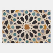 marokkanisches Kunstdesign Geschenkpapier Set (Vorderseite)