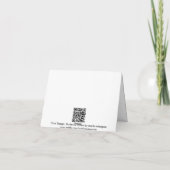 Marokkanisches Lattern Danke Karte (Rückseite)