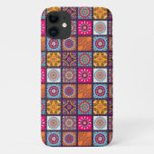 Marokkanisches Mandala mit bunten ethnischen Muste Case-Mate iPhone Hülle (Rückseite)
