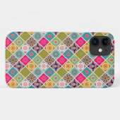 Marokkanisches Mandala mit bunten ethnischen Muste Case-Mate iPhone Hülle (Rückseite (Horizontal))