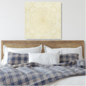 Marokkanisches Mandala - überwundene Canvas Leinwanddruck (Insitu (Schlafzimmer))