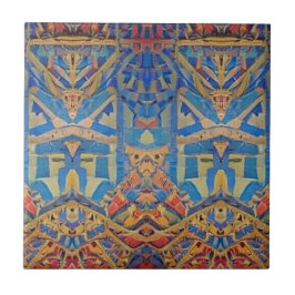 Marokkanisches Mosaik, mehrfarbiges rotes Gold Fliese