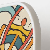 Marokkanisches Mosaik Pickleball Schläger (Linke Seite)