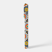 Marokkanisches Mosaik Traditionelles Boho-Muster iPhone Hülle (Linke Seite)