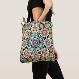 Marokkanisches Mosaik Traditionelles Boho-Muster Tasche