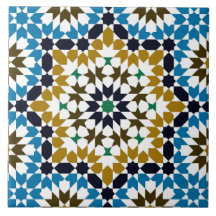 Marokkanisches Mosaik Traditionelles geometrisches