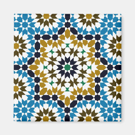 Marokkanisches Mosaik Traditionelles Geometrisches Magnet