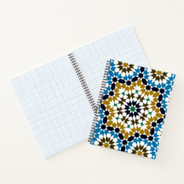 Marokkanisches Mosaik Traditionelles Geometrisches Notizblock