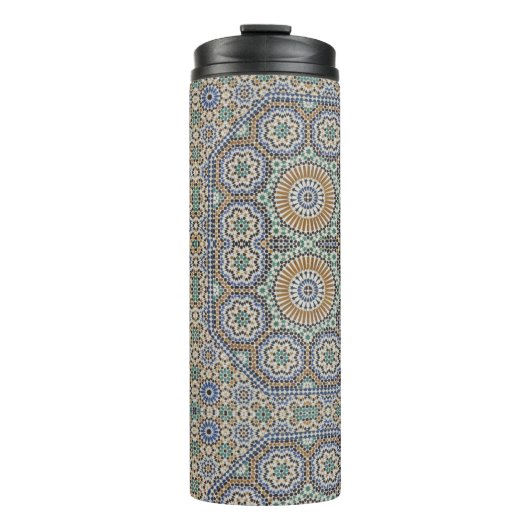 Marokkanisches Mosaikfoto - Thermosbecher (Vorderseite)