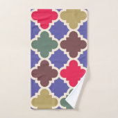 Marokkanisches Mosaikmuster Badhandtuch Set (Handtuch)