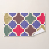 Marokkanisches Mosaikmuster Badhandtuch Set (Handtuch)